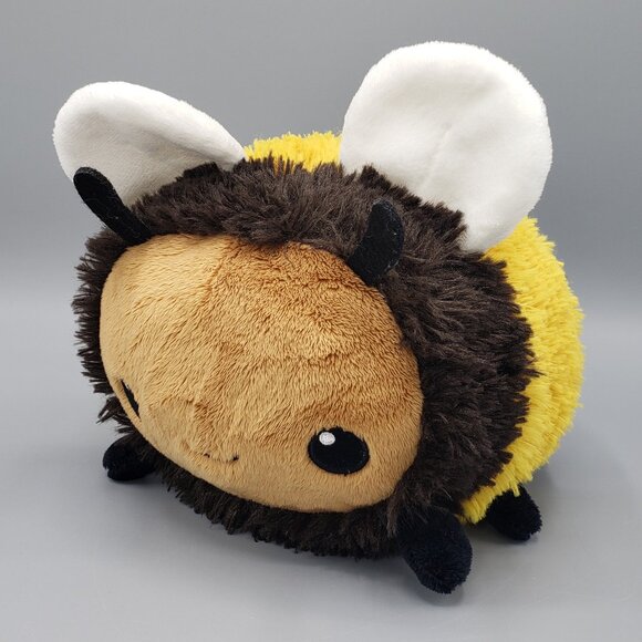 Squishable Bumblebee Plush 8" Bee Round Yellow Brown 2020 Stuffed Animal Toy - Picture 1 of 12
